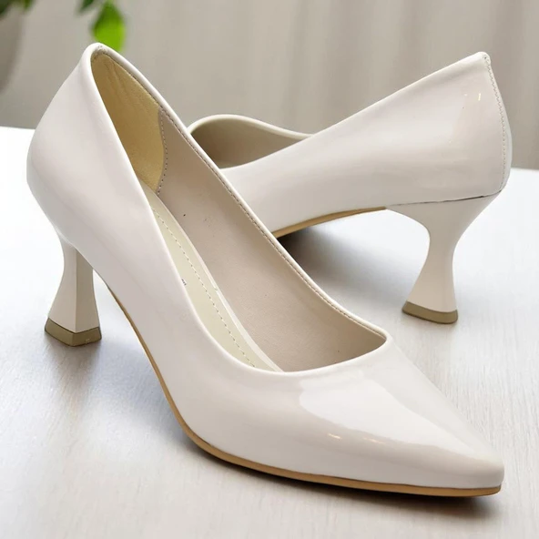 6508 7cm Kadın Topuklu Ayakkabı Stiletto Abiye Düğün Nişan Ayakkabısı