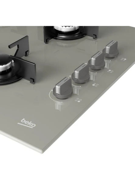 Beko BOCD T 6011 EG Gri Cam Ankastre Ocak - 5