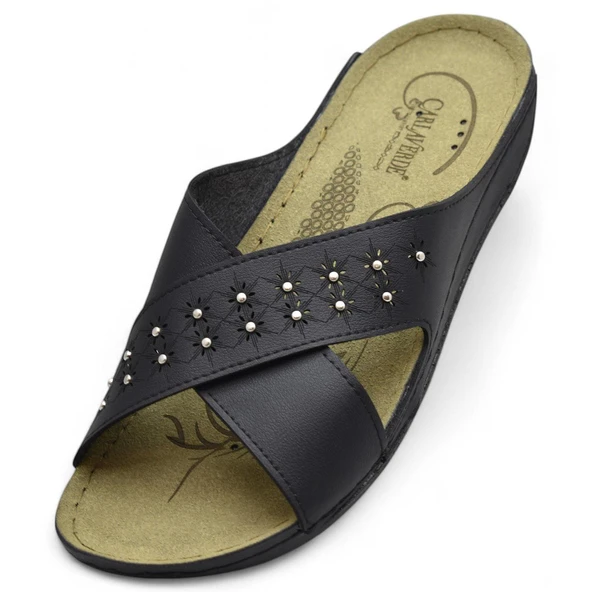 140504 CV TAM Ortopedik Taban Günlük Kadın Terlik 41 42 numara Kadın Terlik