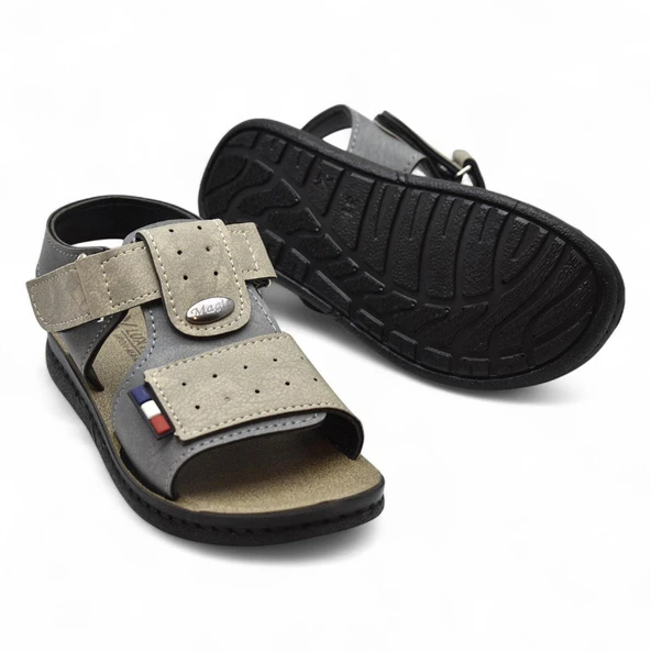 18802 Rahat Taban Erkek Çocuk Sandalet Terlik Çocuk Sandalet - 9