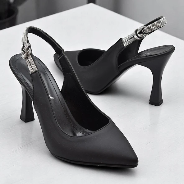 6509 9cm Kadın Topuklu Ayakkabı Stiletto Abiye Düğün Nişan Ayakkabısı