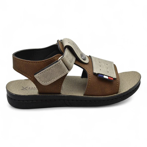 18802 Rahat Taban Erkek Çocuk Sandalet Terlik Çocuk Sandalet - 11