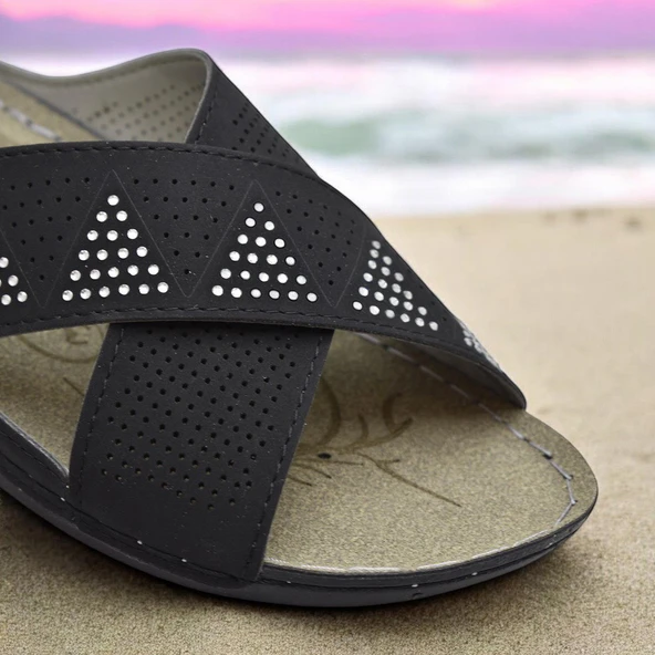 140525  TAM Ortopedik Taban Günlük Kadın Terlik Anatomik Taban - 4