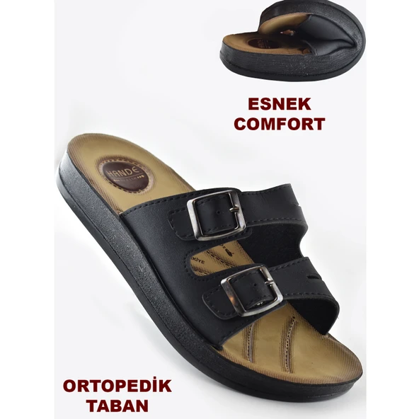 0530 Ortopedik Taban Günlük Kadın Terlik Sandalet Esnek Taban