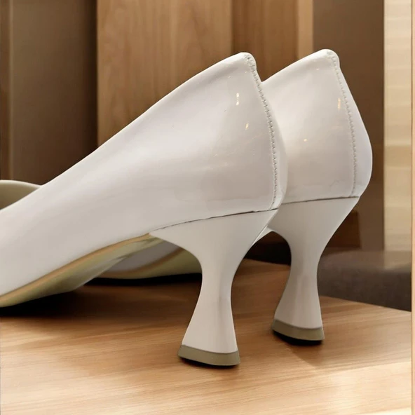 6508 7cm Kadın Topuklu Ayakkabı Stiletto Abiye Düğün Nişan Ayakkabısı - 5