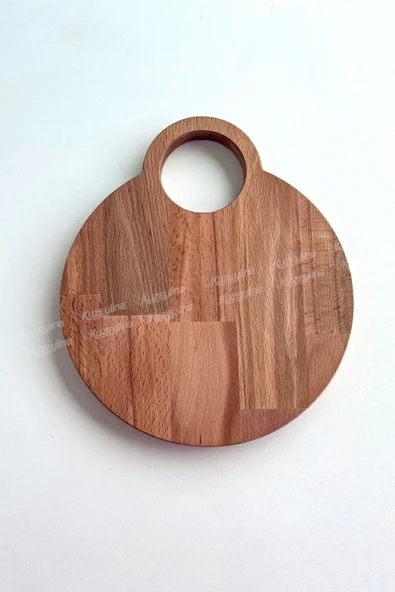 Ahşap Kesme Tahtası – Sunumluk Doğal Kayın Ağacı 30x26 cm