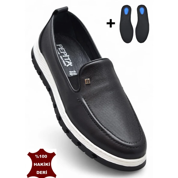 TAB6574 Hakiki Deri Erkek Ayakkabı Klasik Erkek Ayakkabı Casual Ayakkabı - 3