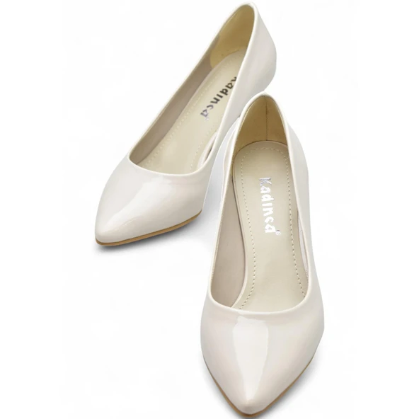 6508 7cm Kadın Topuklu Ayakkabı Stiletto Abiye Düğün Nişan Ayakkabısı - 3