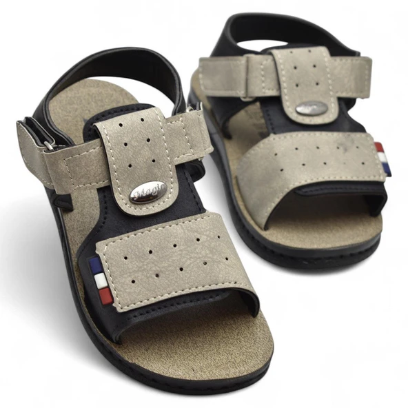 18802 Rahat Taban Erkek Çocuk Sandalet Terlik Çocuk Sandalet - 3