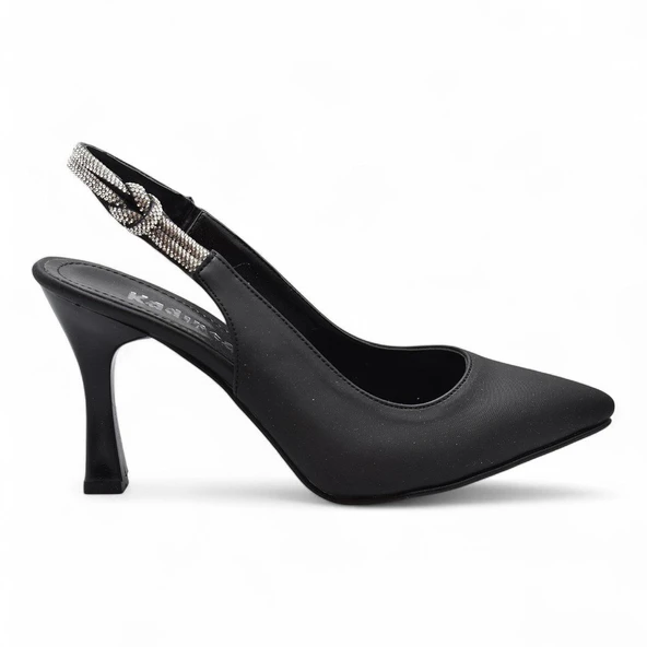 6509 9cm Kadın Topuklu Ayakkabı Stiletto Abiye Düğün Nişan Ayakkabısı - 2