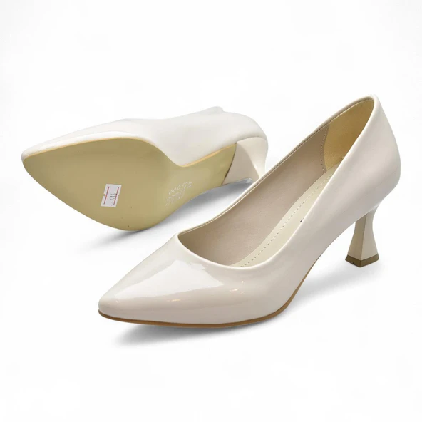 6508 7cm Kadın Topuklu Ayakkabı Stiletto Abiye Düğün Nişan Ayakkabısı - 4