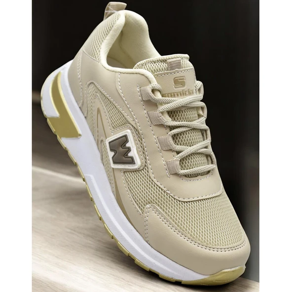 1130 Full Ortopedik Yüksek Taban Kadın Spor Ayakkabı Kadın Ayakkabı - 12