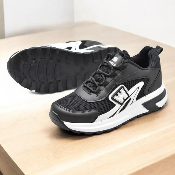 1130 Full Ortopedik Yüksek Taban Kadın Spor Ayakkabı Kadın Ayakkabı - 9