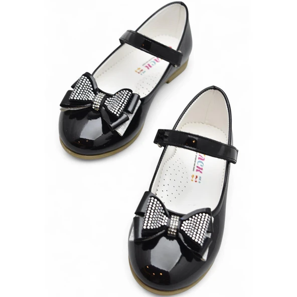 5952 Rahat Taban Tokalı Kız Çocuk Babet Ayakkabı Düğün Abiye Nişan Ayakkabısı - 5