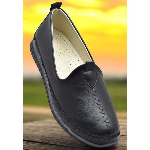 280H Rahat Ortopedik Taban Günlük Kadın Ayakkabı Babet Kadın Yazlık Ayakkabı - 7