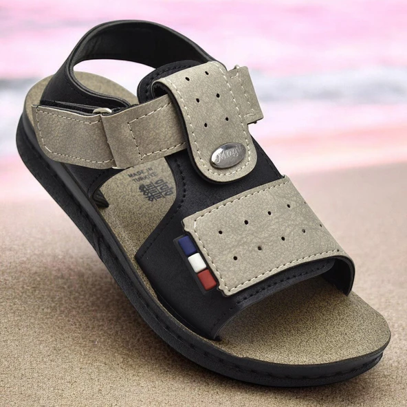 18802 Rahat Taban Erkek Çocuk Sandalet Terlik Çocuk Sandalet