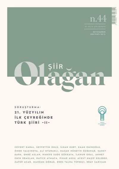Olağan Şiir Dergi 44.Sayı Mayıs-Haziran 2025