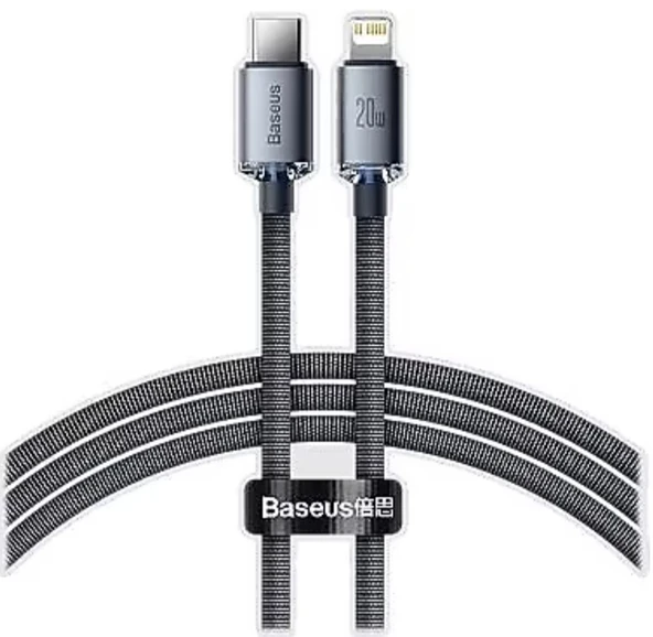 Baseus Crystal Shine 1.2 m Type-C to Lightning Hızlı Şarj Kablosu