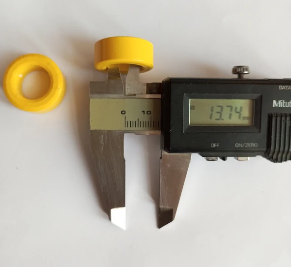 Ferrit toroid ring , toroid nüve , kömür ring Ferrit Boncuk çekirdek 23-14-10 (2 Adet) - Resim 3