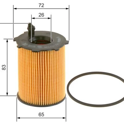 1109Ay Orjinal Yağ Filtresi Peugeot Citroen Ford - Resim 2