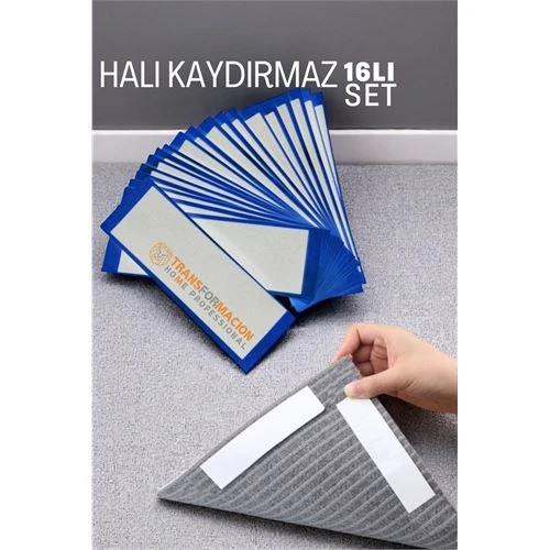 Modacar Halı Kaydırmaz - Halı Kilim Yolluk Kayma Önleyici Yapışkan 16 lı SET ürün görseli 1