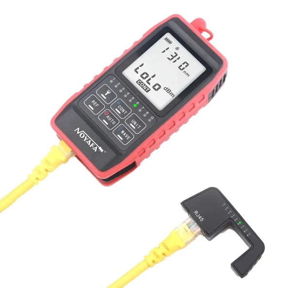 Ayt Noyafa NF-908 Fiber Optik Ölçer Fiber İnternet Ethernet Test Cihazı Ölçüm Aleti