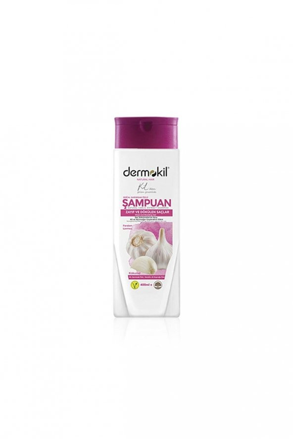 DERMOKİL ŞAMPUAN SARIMSAK ÖZLÜ 400 ML - 2