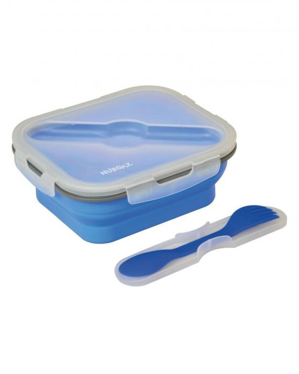 NURGAZ SİLİKON KATLANABİLİR TEK GÖZLÜ YEMEK SETİ - 5