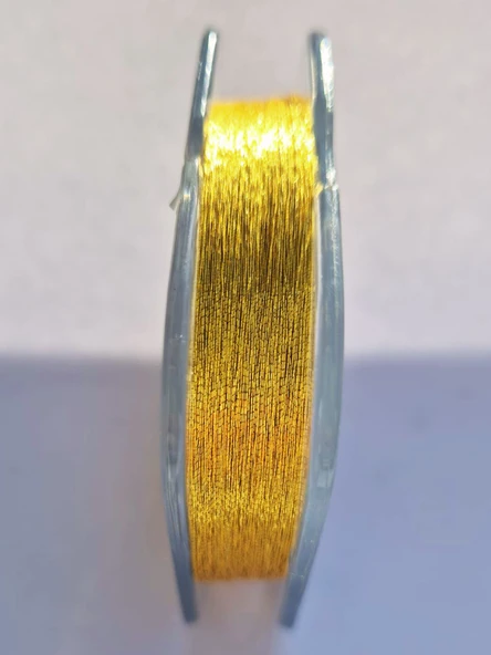 Eagenset Çapari Simi Balık Sırtı Kırçıl Neon Ultraviyole UV Altın Sarı Rengi Makara Sim - 10