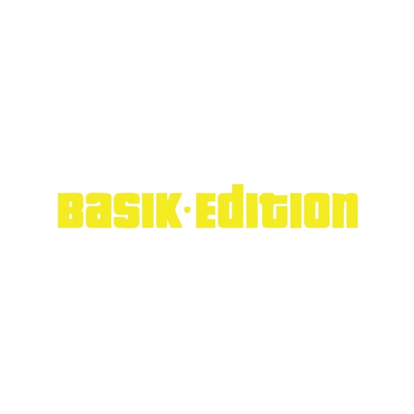 Basık Edition Araba Sticker 17x17 Cm Sarı ürün görseli