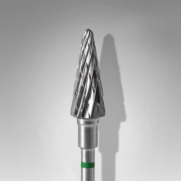 Staleks Manikür Çıkarma Çelik Törpü Ucu Yeşil Koni FT71G060/14 ürün görseli