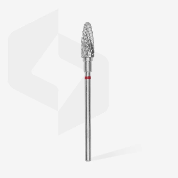 Staleks Manikür Çıkarma Çelik Törpü Ucu Kırmızı FT90R050/13 - 2