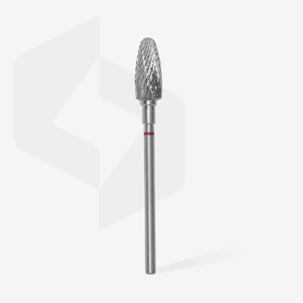 Staleks Manikür Çıkarma Çelik Törpü Ucu Kırmızı FT90R060/14 - 2