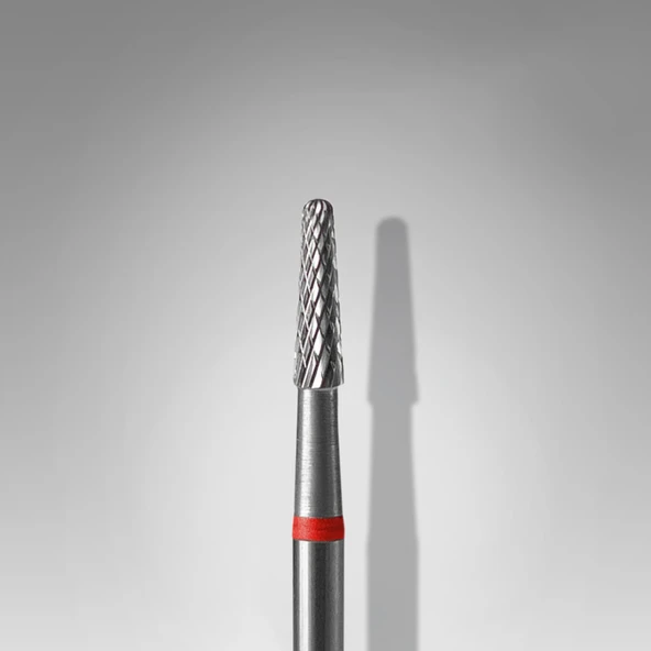 Staleks Manikür Çelik Törpü Ucu Kırmızı Koni FT71R023/8