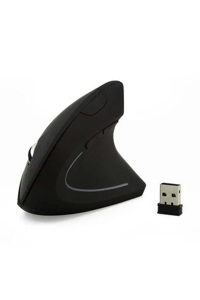 Plentiful Kablosuz Vertical Bilek Destekli Ergonomik Dikey Mouse 800/1200/1600 Dpi - 4