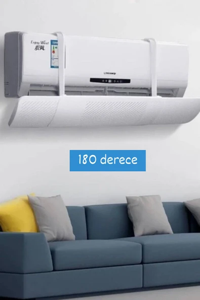 Ayarlanabilir Universal Klima Hava Yönlendirici Delikli Klima Çarpması Önleyici Klima Perdesi 56-90cm