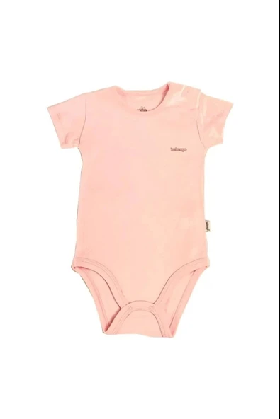 Basic Kısa Kol Body Pembe