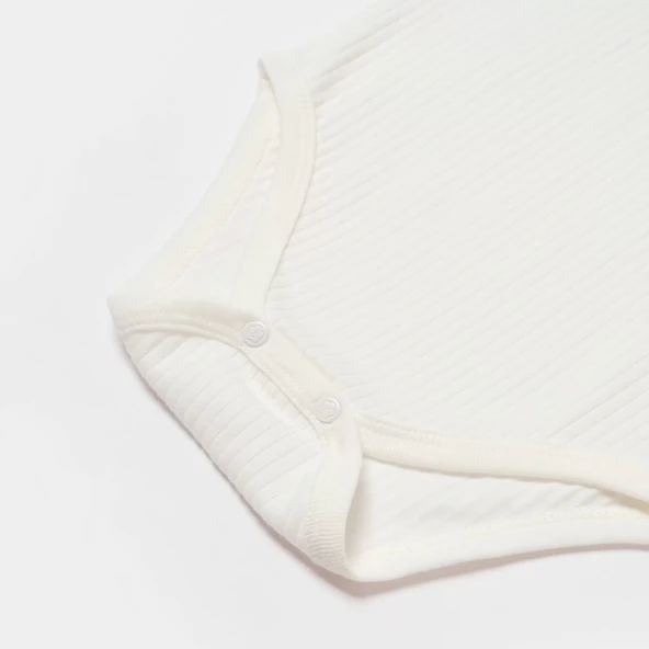 Koala Jungle Kısa Kol Bebek Body Gri - 4