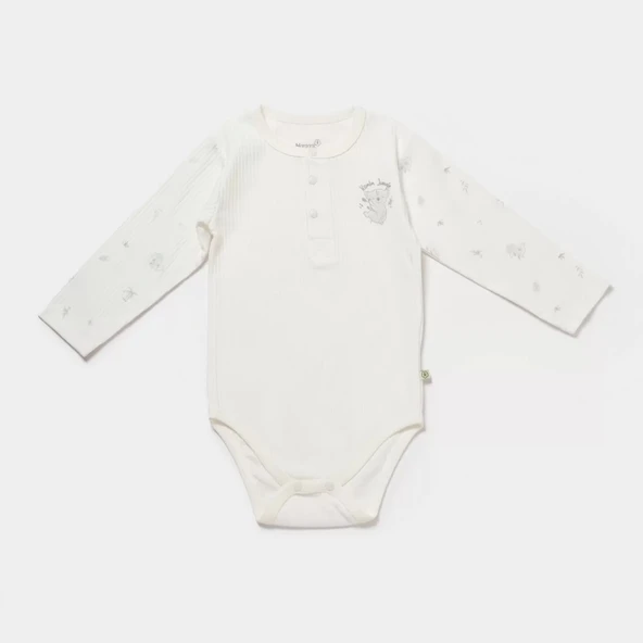 Koala Jungle Uzun Kol Bebek Body Gri