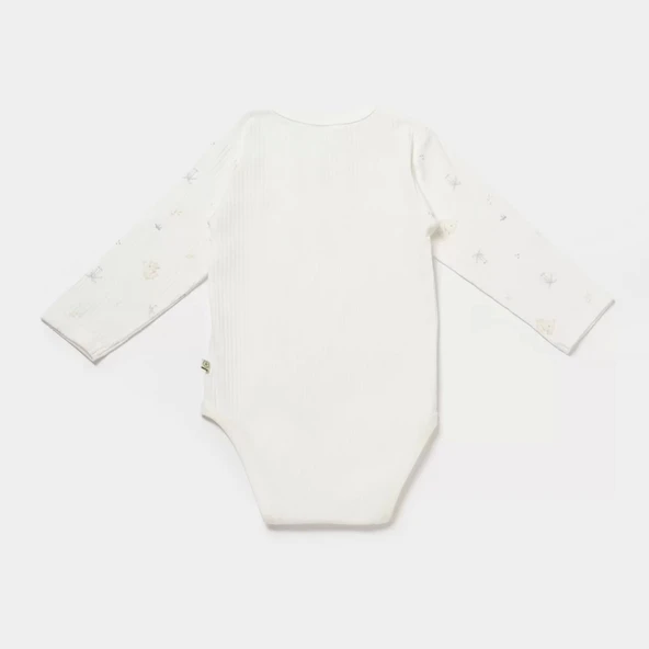 Koala Jungle Uzun Kol Bebek Body  Mint - 2