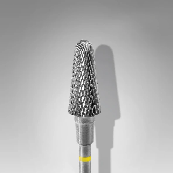 Staleks Manikür Çıkarma Çelik Törpü Ucu Sarı Frustum FT70Y060/14