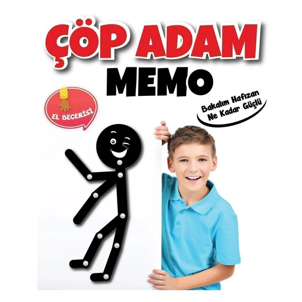 Kidssan Çöp Adam Memo - 3