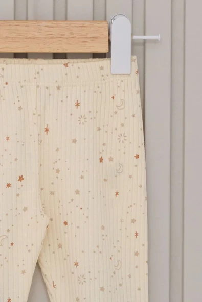 Kız Bebek 5'li Zıbın Seti Krem - 3