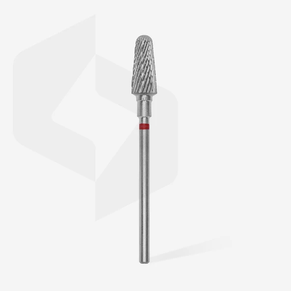 Staleks Manikür Çıkarma Çelik Törpü Ucu Kırmızı Frustum FT70R060/14 - 2