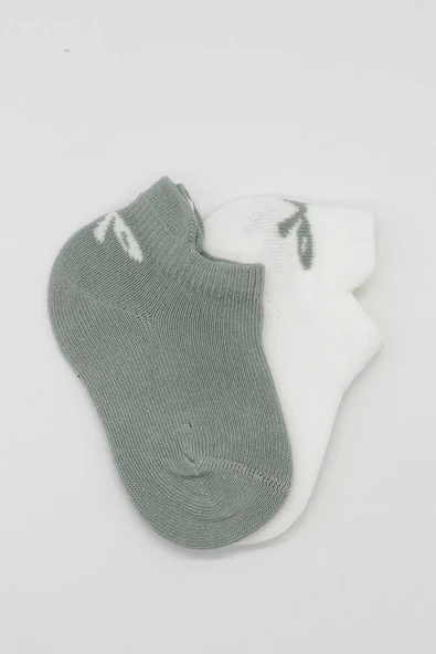 2'li Sneakers Smile Penye Çorap Bs20106 Nil Ekru - 4