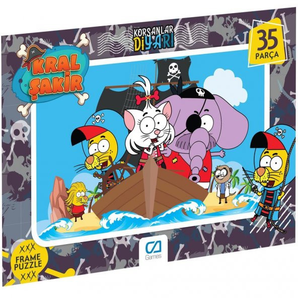 Ca Games Kral Şakir 35 Parça Frame Puzzle CA.5049
