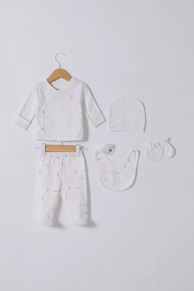 U.s Polo 5'li Hastane Çıkış Seti Usb2358 Beyaz - 2