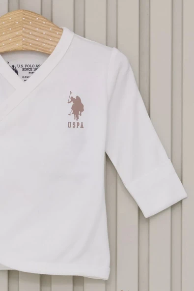 U.s Polo Bebek 5'li Hatane Çıkış Seti Usb2017 Krem - 2