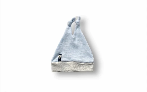 3-6 6-9 9-12 Ay Kuyruklu Yıldız Nakışlı Şapkalı Uzun Kollu Zıbınlı 3lü Kız-erkek Bebek Takımı Mavi - 4