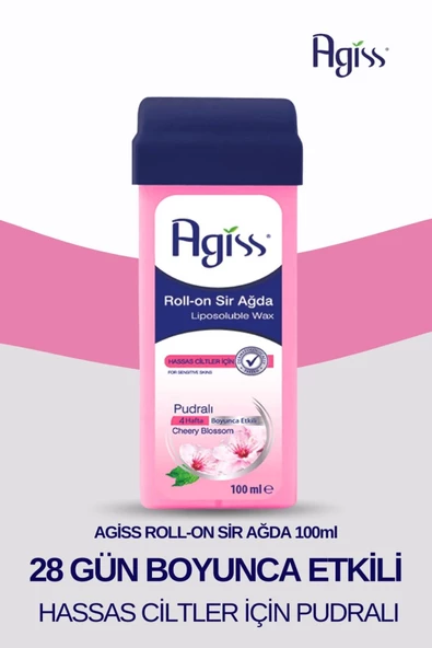 Agiss Sir Ağda Rollon Pudralı 100 ml